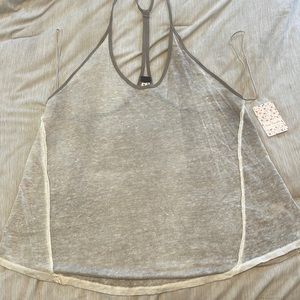 Semi sheer Free people tank